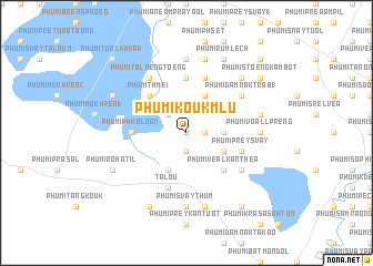 map of Phumĭ Koŭk Mlu