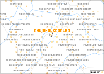 map of Phumĭ Koŭk Pônléa