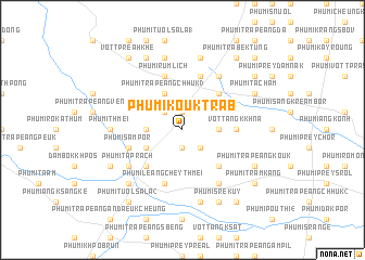 map of Phumĭ Koŭk Tráb