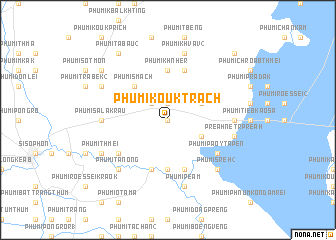 map of Phumĭ Koŭk Trach