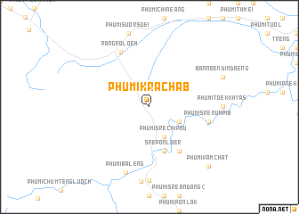 map of Phumĭ Krâchăb