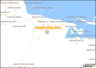 map of Phumĭ Krâlănh