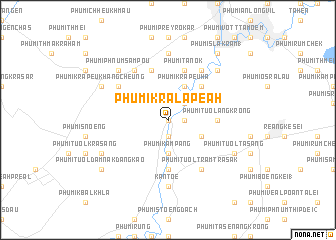 map of Phumĭ Krâla Peăh
