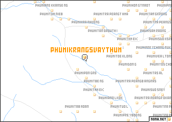 map of Phumĭ Krăng Svay Thum