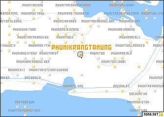 map of Phumĭ Krăng Tamung