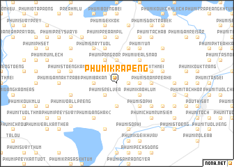 map of Phumĭ Krâpêng