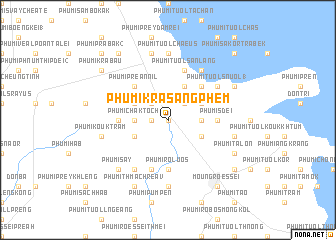 map of Phumĭ Krâsăng Ph\