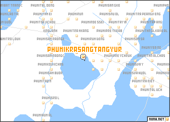 map of Phumĭ Krâsăng Tăng Yur
