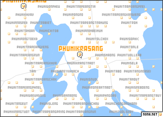 map of Phumĭ Krâsăng