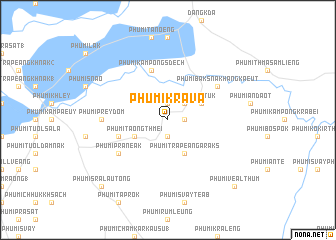 map of Phumĭ Krâva