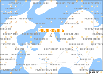 map of Phumĭ Kreăng