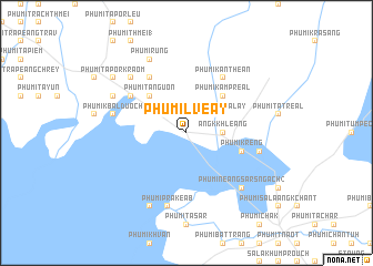 map of Phumĭ Lvéay