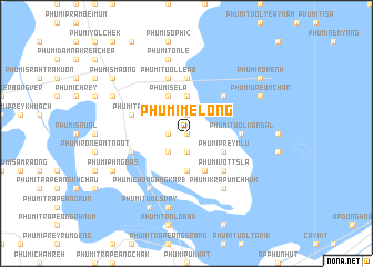 map of Phumĭ Mélông