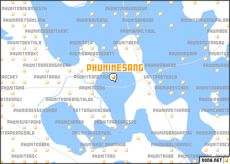 map of Phumĭ Mésang