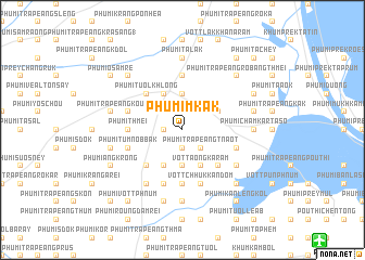 map of Phumĭ Mkăk