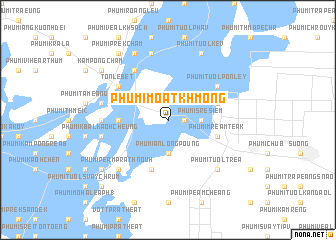 map of Phumĭ Moăt Khmóng