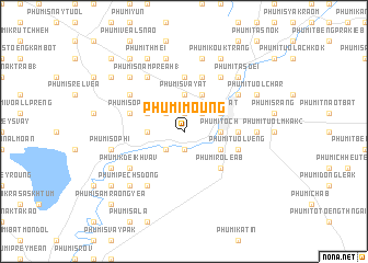 map of Phumĭ Moŭng