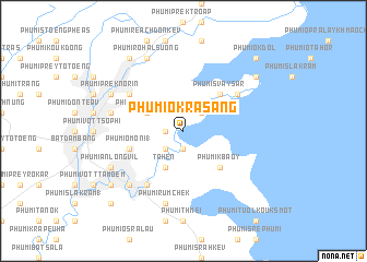 map of Phumĭ O Krâsăng