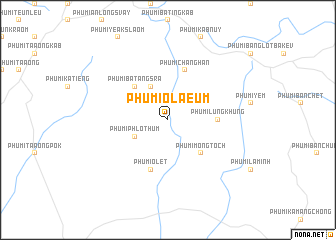 map of Phumĭ O Laeum