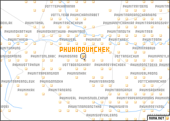 map of Phumĭ O Rumchék