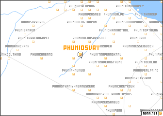 map of Phumĭ O Svay