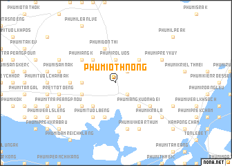 map of Phumĭ O Thnóng