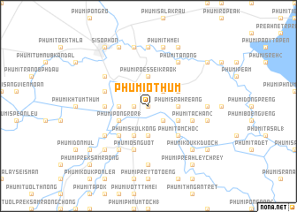 map of Phumĭ O Thum