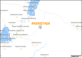map of Phumĭ O Thum