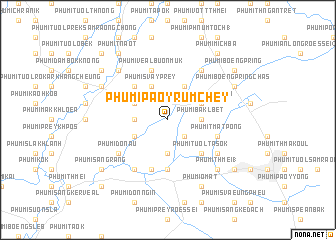 map of Phumĭ Paôy Rumchey