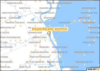 map of Phumĭ Péam Chŭmnik