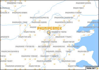 map of Phumĭ Péam Êk