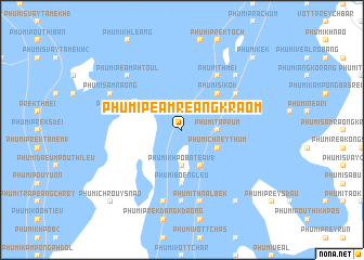 map of Phumĭ Péam Reăng Kraôm