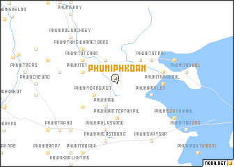 map of Phumĭ Phkŏâm