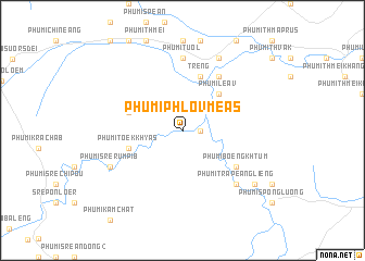 map of Phumĭ Phlov Méas