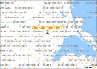 map of Phumĭ Phnum Basĕt