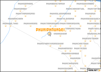 map of Phumĭ Phnum Dei