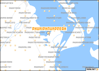 map of Phumĭ Phnum Preăh