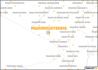 map of Phumĭ Phnum Ta Sâm (1)