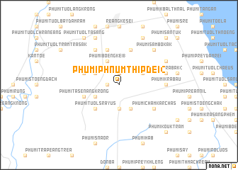 map of Phumĭ Phnum Thipdei (2)