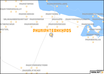 map of Phumĭ Phteăh Khpós