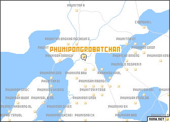 map of Phumĭ Pôngrô Bát Chăn