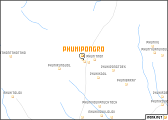 map of Phumĭ Pôngrô