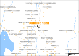 map of Phumĭ Pôngrô