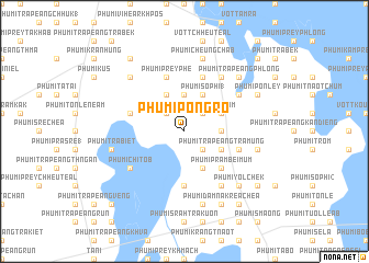 map of Phumĭ Pôngrô