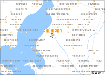 map of Phumĭ Pôn