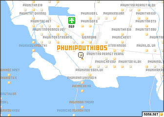 map of Phumĭ Poŭthĭ Bŏs