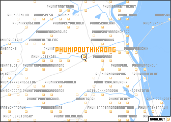 map of Phumĭ Poŭthĭ Kaông