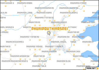 map of Phumĭ Poŭthĭ Mâ Srei