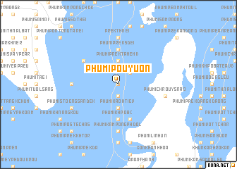 map of Phumĭ Poŭ Yuŏn