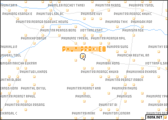 map of Phumĭ Prâkiĕb